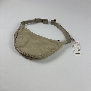 UNIQLO | Round Mini Crossbody Bag | Off White / Beige | NWT